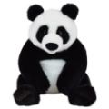 Peluche Panda Assis Toodoo - 32 cm Jemini